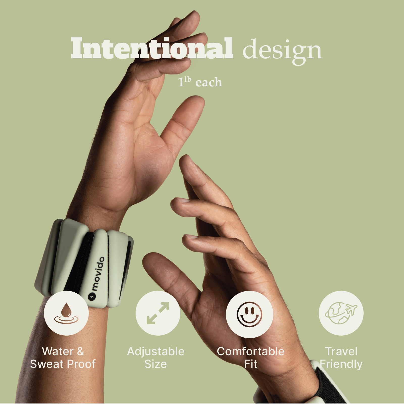 Movido Wearable Arm Weights