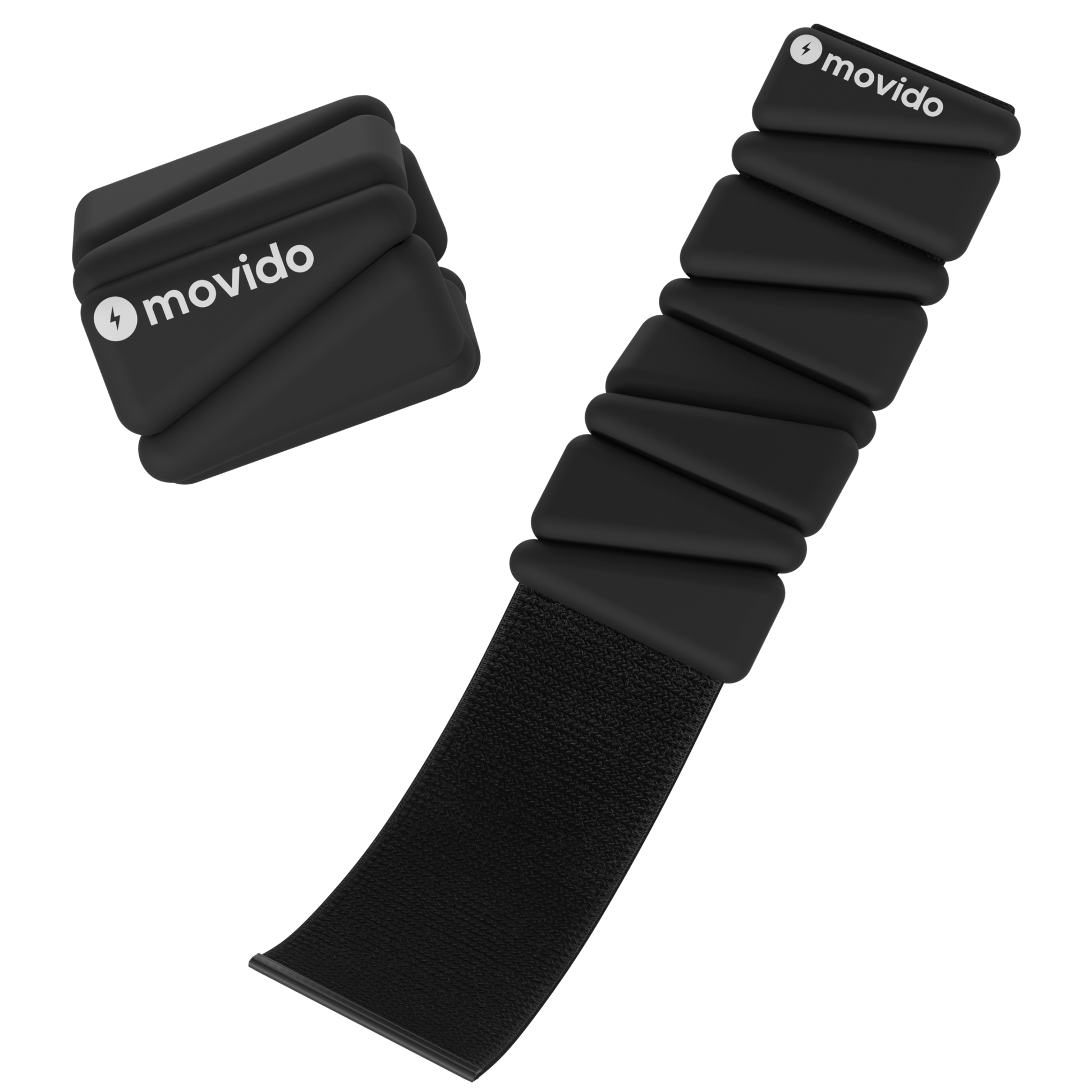 Movido Carbon Wrist Ankle Weights - 1lb Yoga Bangles
